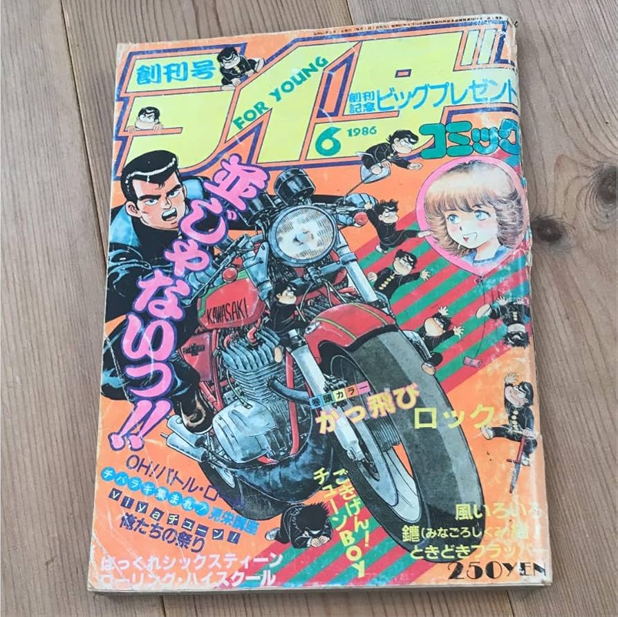 Amazon.co.jp: ライダーコミック創刊号1986年チューニング暴走族かっ