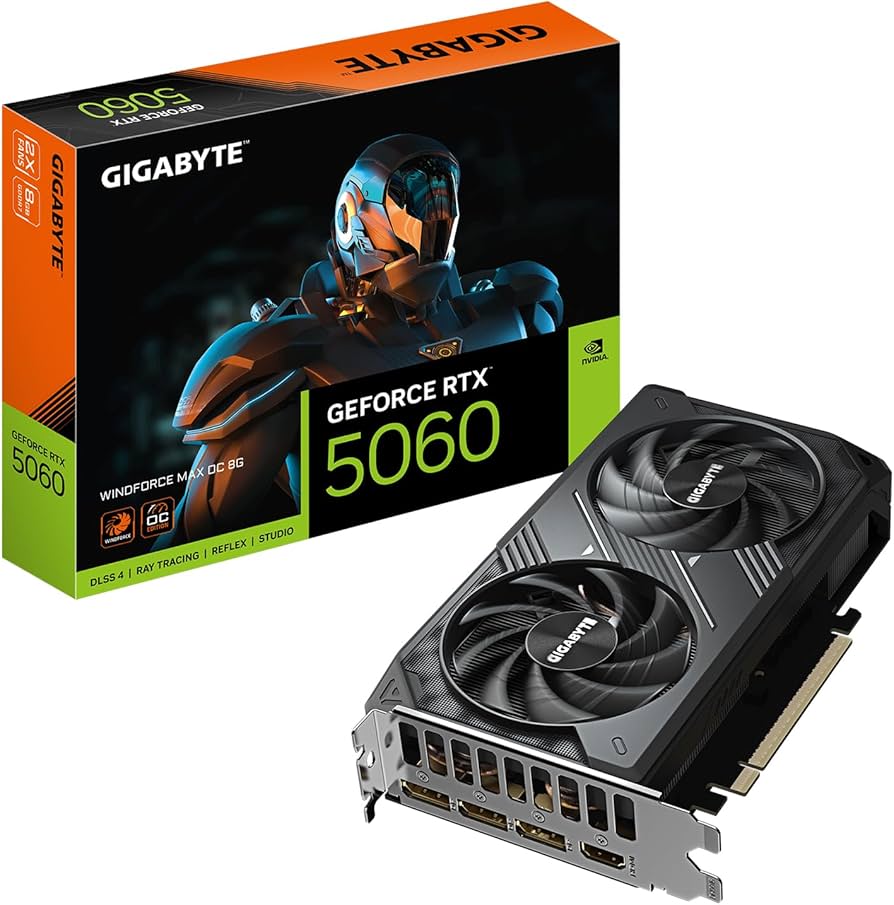 Amazon.com: GIGABYTE GeForce RTX 5060 WINDFORCE MAX OC 8G Graphics