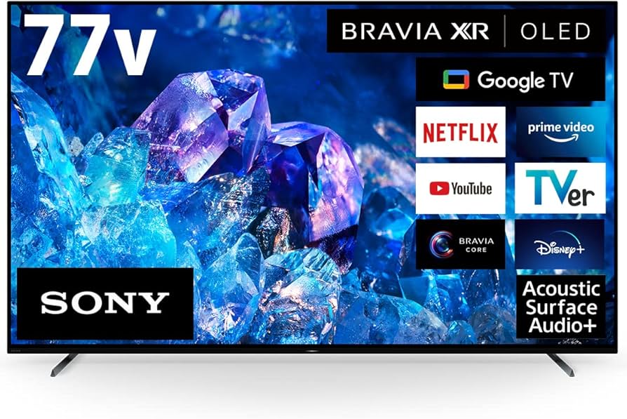 Amazon | ソニー 77V型 4K 有機EL テレビ ブラビア XRJ-77A80K OLED