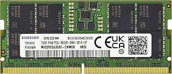 Samsung 16GB DDR5 5600MHz PC5-44800 CL46 SODIMM 1Rx8 Single Rank