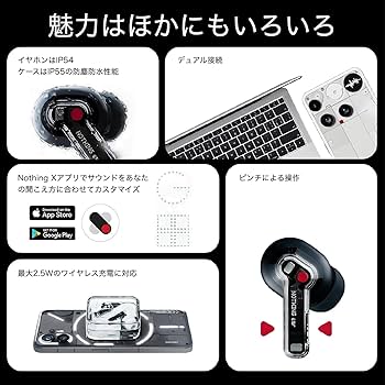 Amazon.co.jp: Nothing (ナッシング) ワイヤレスイヤホン Nothing Ear
