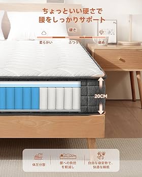 Amazon.co.jp: Z-HOM マットレス クイーン 極厚20cm 高反発 マットレス