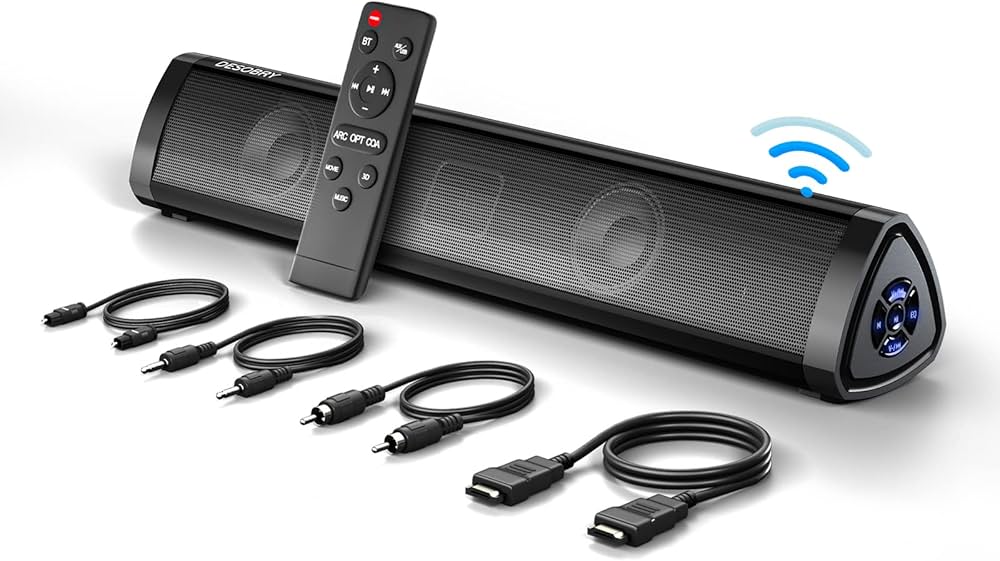 Amazon.co.jp: サウンドバー テレビ用 DESOBRY テレビスピーカー PC