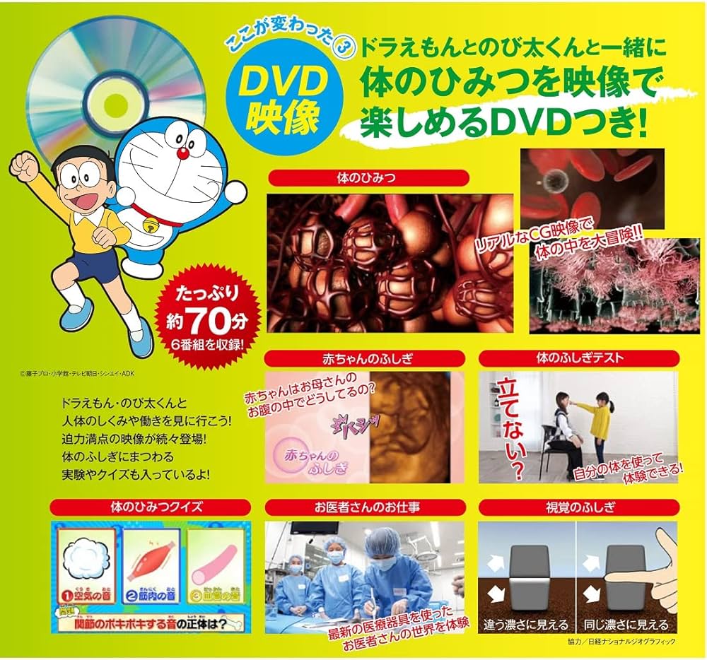 Amazon.com: 小学館の図鑑NEO［新版］人間DVDつき (小学館の図鑑