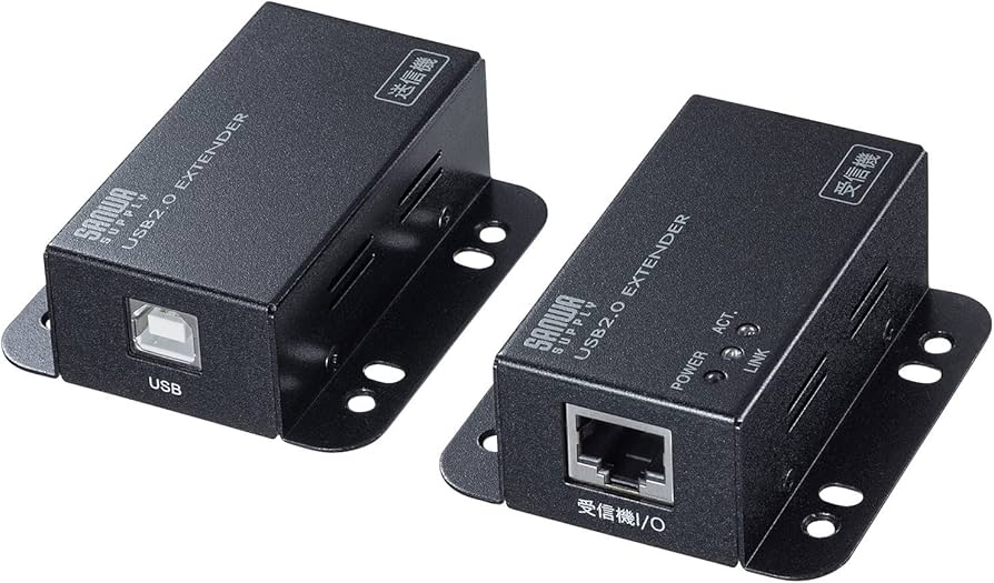 Amazon.co.jp: サンワサプライ USB2.0エクステンダー 最大50m延長 2