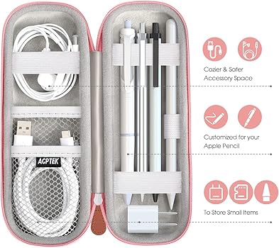 Amazon.com: AGPTEK Case Holder for Apple Pencil, Elastic Strap