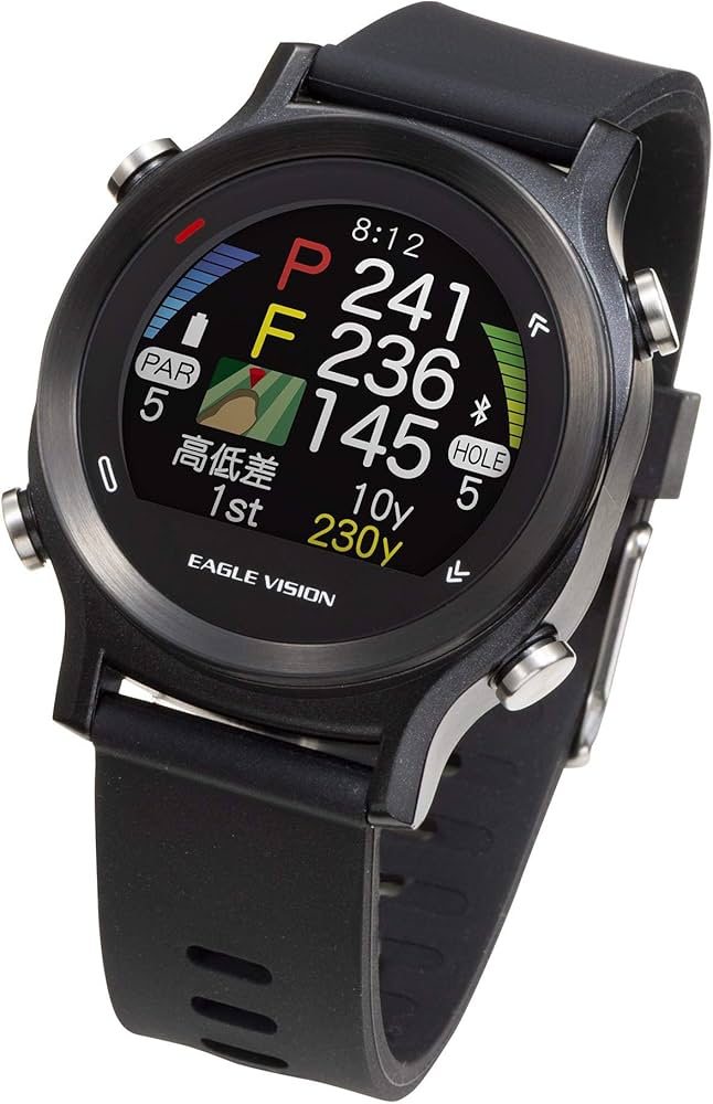 Amazon.co.jp: アサヒゴルフ EAGLE VISION watch ACE EV-933 BK