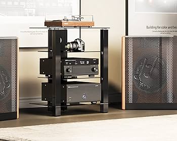 Amazon.co.jp: FITUEYES オーディオラック アンプラック パワーアンプ