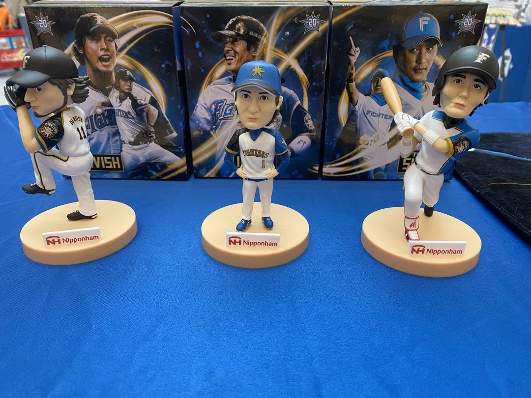 Amazon.co.jp: ダルビッシュ有 稲葉篤紀 新庄剛志 ボブルヘッド 3個