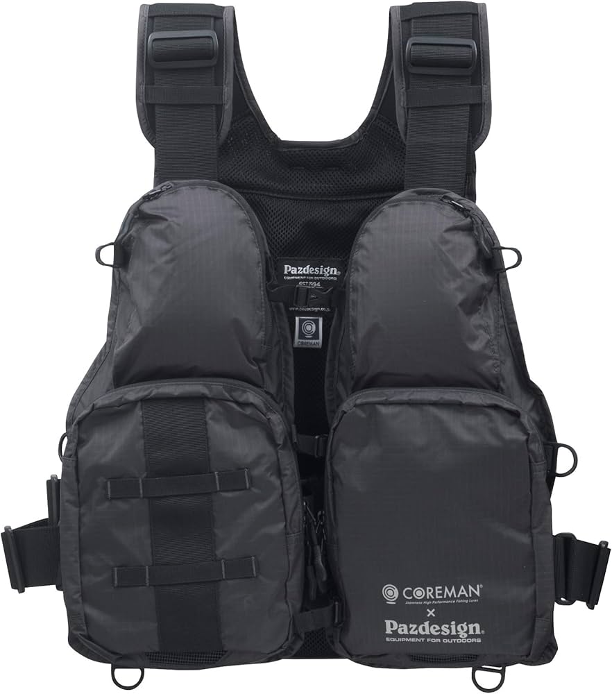 Amazon | パズデザイン スーパーライトベスト SLV-024 ガンメタ F