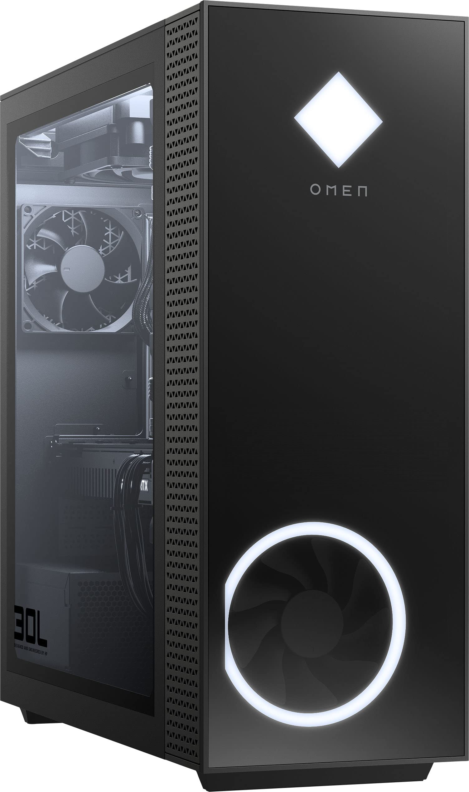 Amazon.com: 2021 HP OMEN 30L Gaming Desktop PC GeForce RTX 3060 Ti