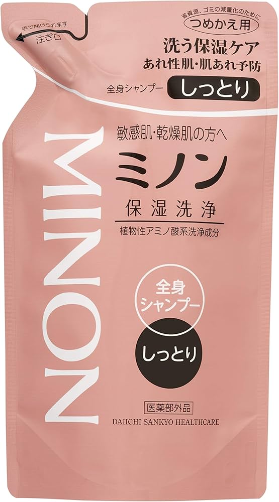 Amazon | ミノン 全身シャンプーしっとりタイプ つめかえ用 380mL