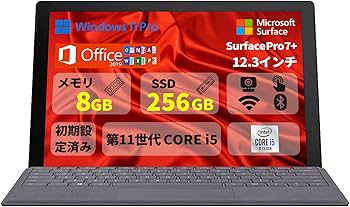 Amazon.co.jp: 【整備済み品】Surface Pro7+ ノートパソコン 純正