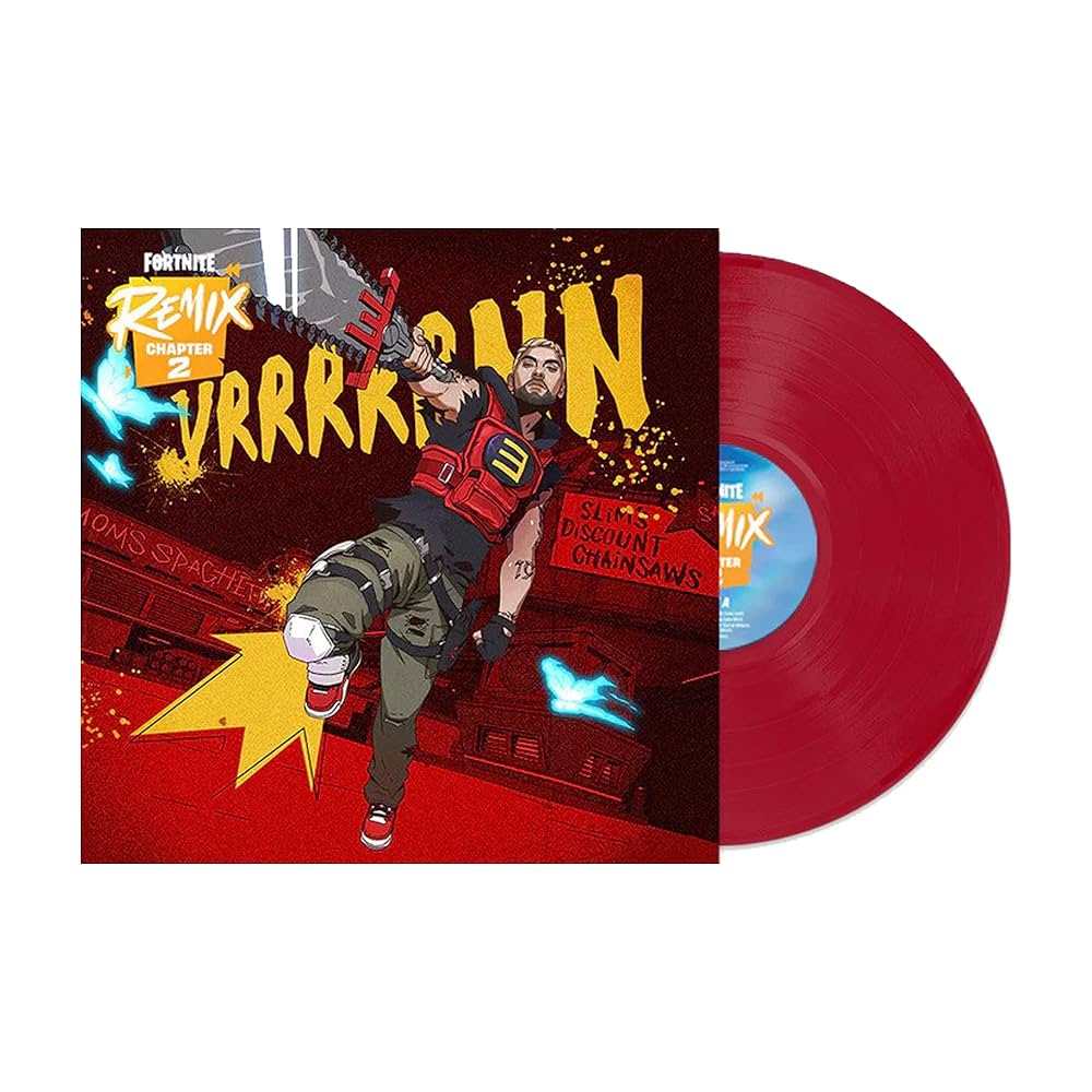 Amazon.com: Fortnite Remix Chapter 2 Exclusive Vinyl - Red LP: CDs