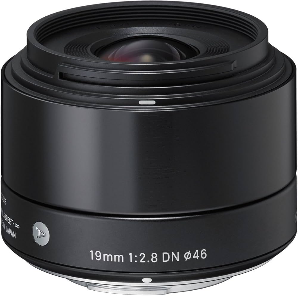 Amazon.co.jp: SIGMA 交換レンズ 19mm F2.8 DN Black ソニーE用 : 家電