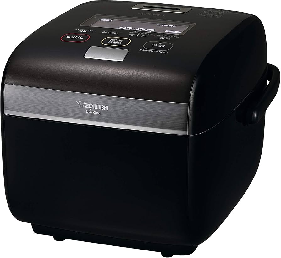 Amazon | 象印マホービン 炊飯器 1升 炎舞炊き 黒漆 NW-KB18-BZ | 象印