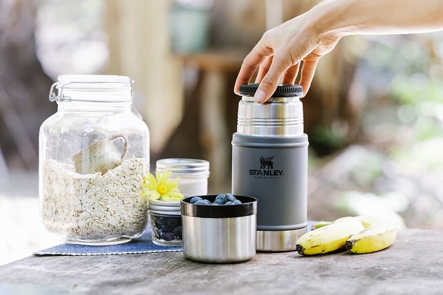 Amazon｜Stanley 真空断熱大型フードジャー、18/8ステンレススチール