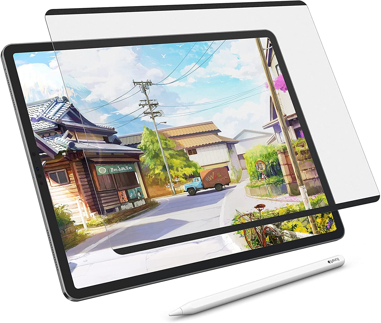 Amazon.co.jp: NIMASO ペーパー 紙 ライク フィルム 着脱式 iPad Pro