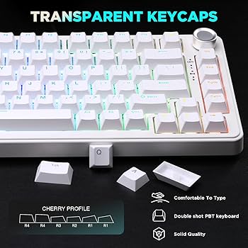 Amazon | YUNZII B75 75% 有線 メカニカルキーボード ホットスワップ