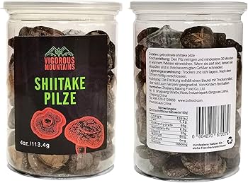 Amazon.com: VIGOROUS MOUNTAINS Dried Shiitake Mushrooms for