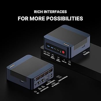 BOSGAME M2 Mini Gaming PC, Ryzen 9 7940HS (up to 5.2GHz) 32GB DDR5