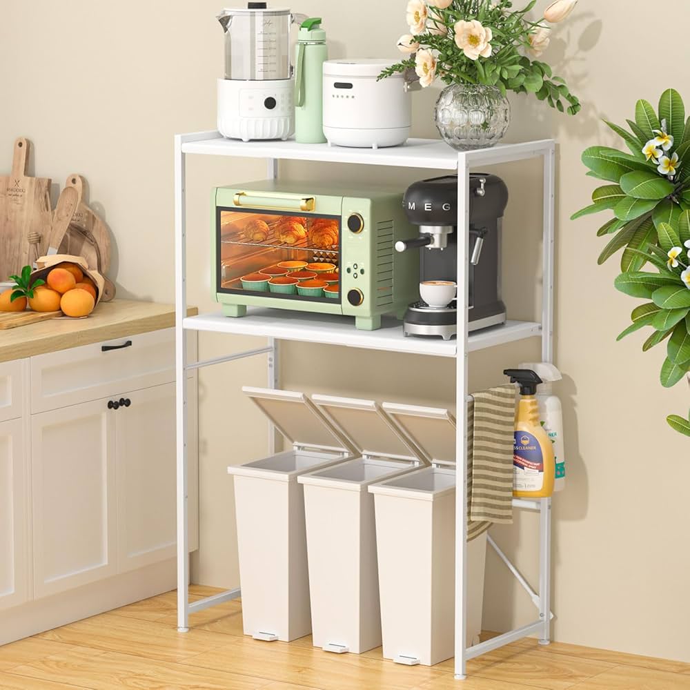 Amazon.co.jp: 【横幅伸縮60～80cm】ゴミ箱上ラック YDH キッチン