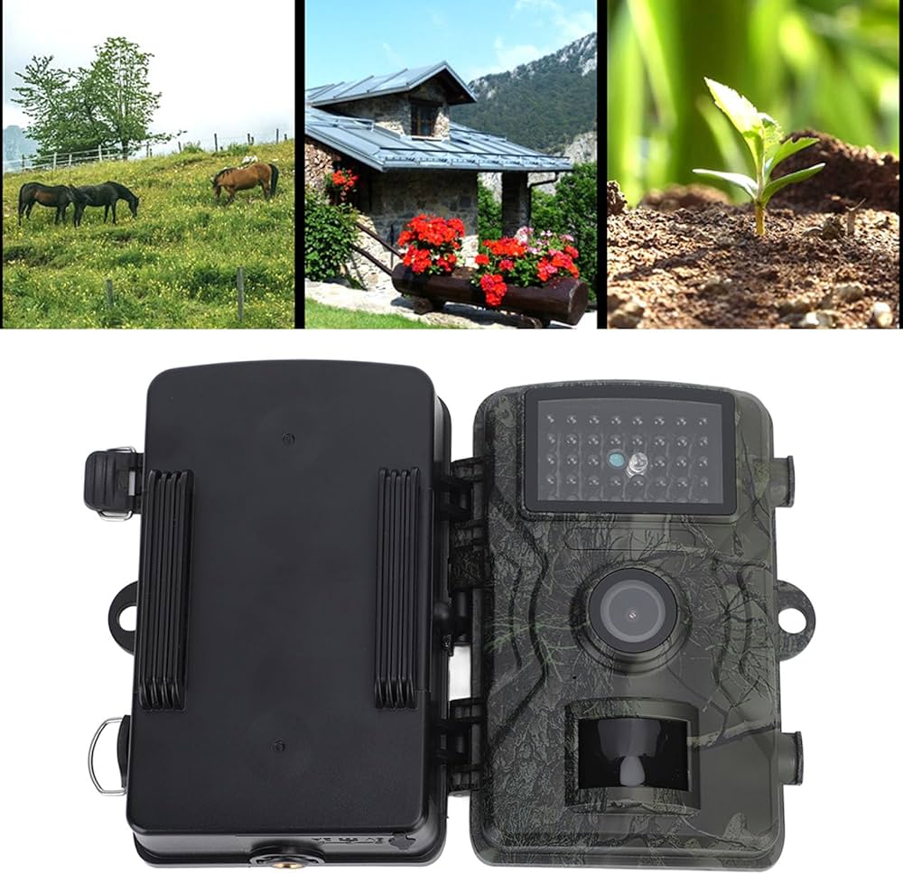 Amazon.co.jp: トレイルカメラ 1080P HD 16MP 防水夜間視覚認識、60 度