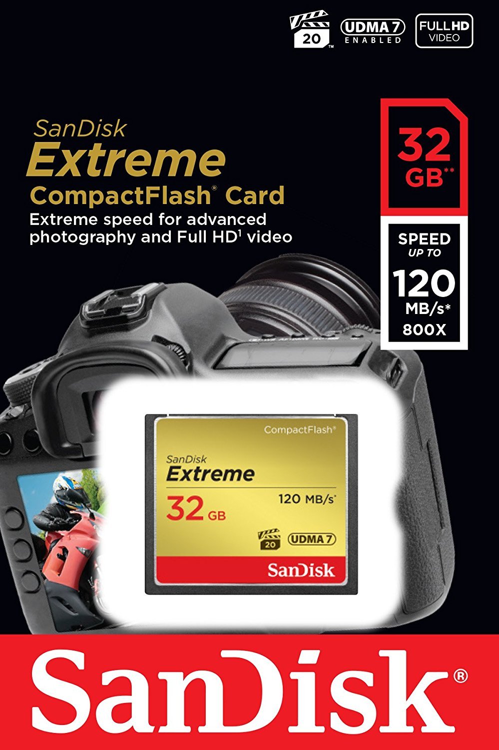 Amazon | Canon EOS 5D Mark IV CompactFlash Memory Card SanDisk
