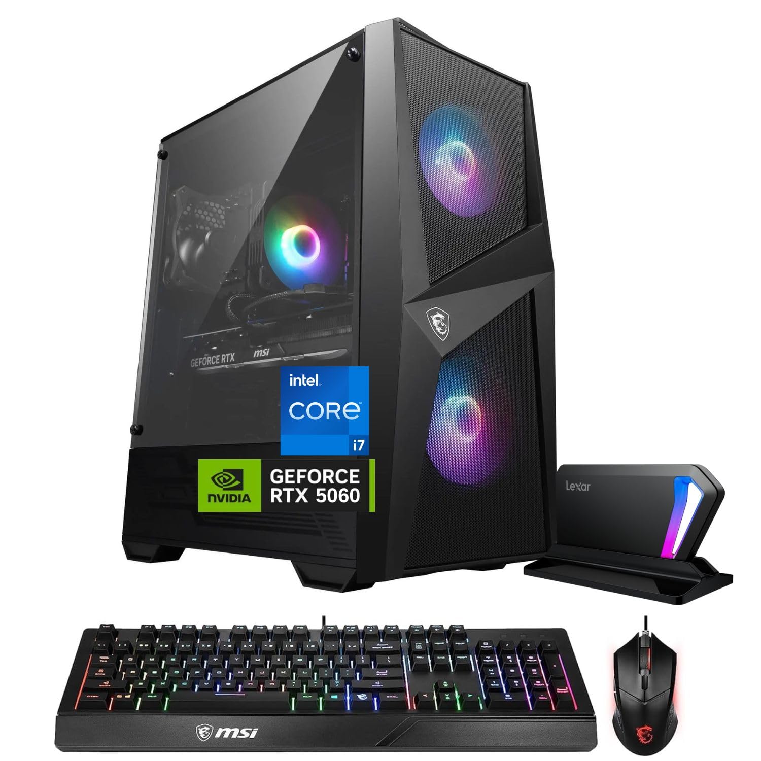 Amazon.com: msi Codex R2 RTX 5060 VR Ready AI Gaming Desktop