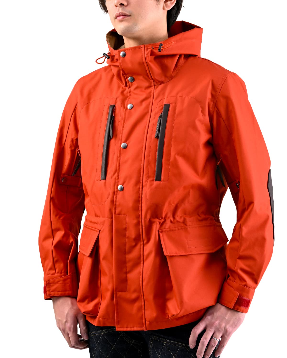 オレンジ フード付きジャケット 【公式通販】