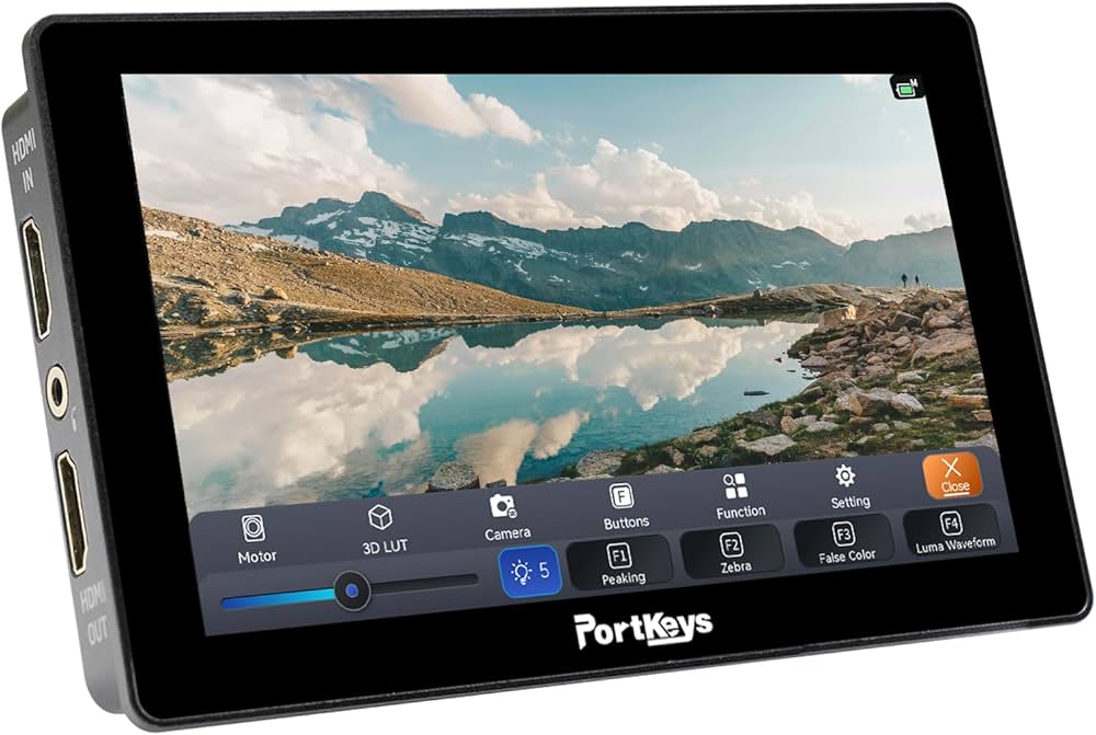 Amazon | Portkeys LH5P II 5.5インチ 2000nit カメラフィールド
