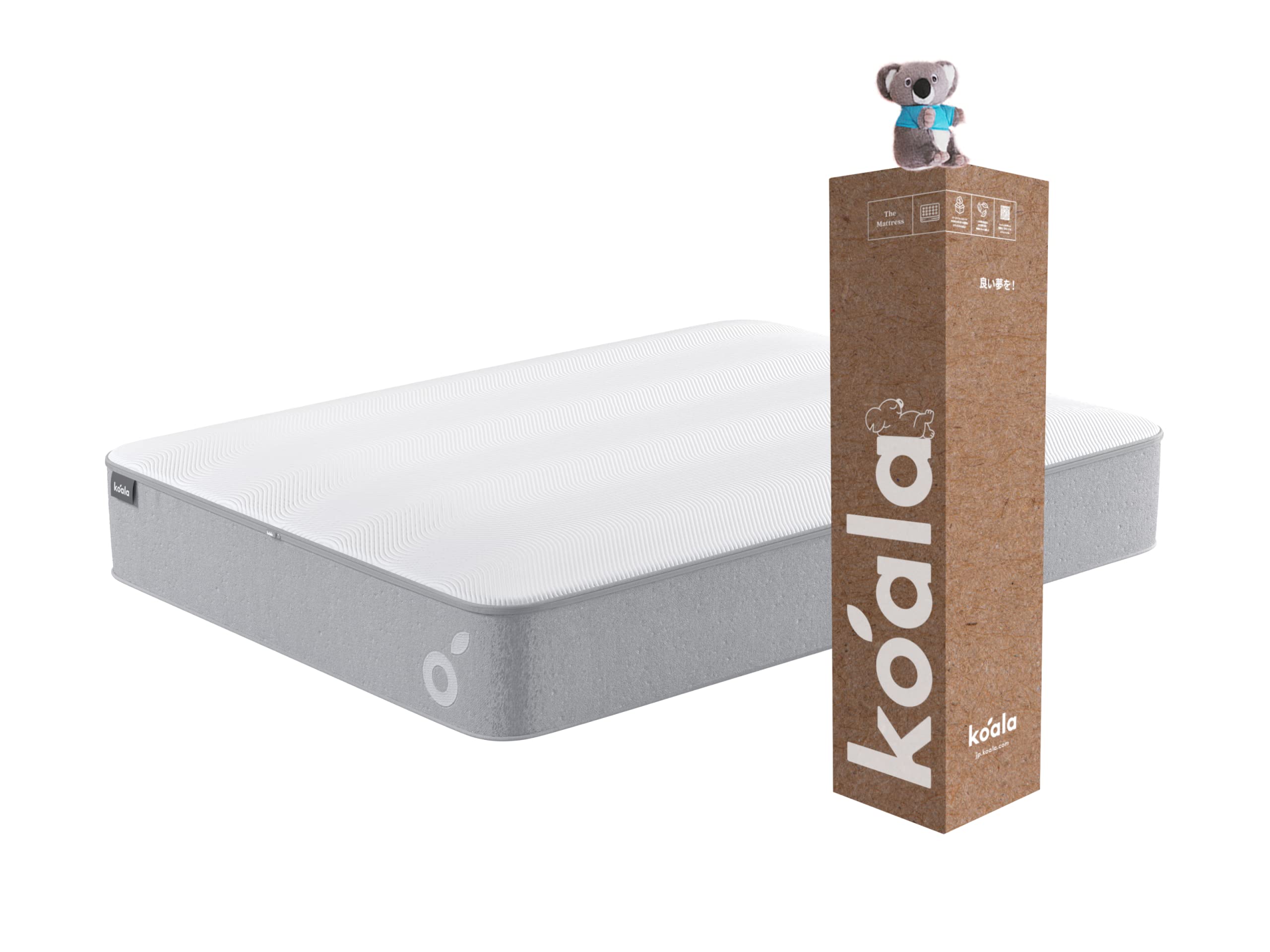 ダブルエアーマットレス ホワイト/ブルー Koala Bed ダブルエアー