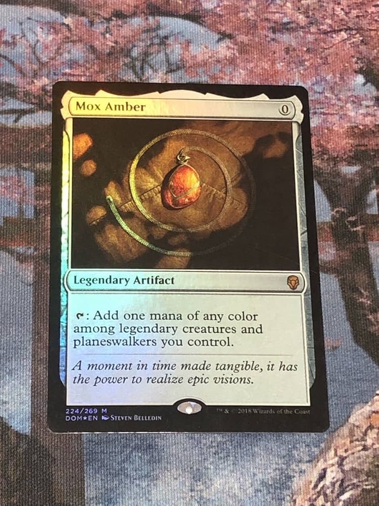 Amazon.co.jp: [MTG][English FOIL] Mox Amber/Mox Amber [DOM] : Toys