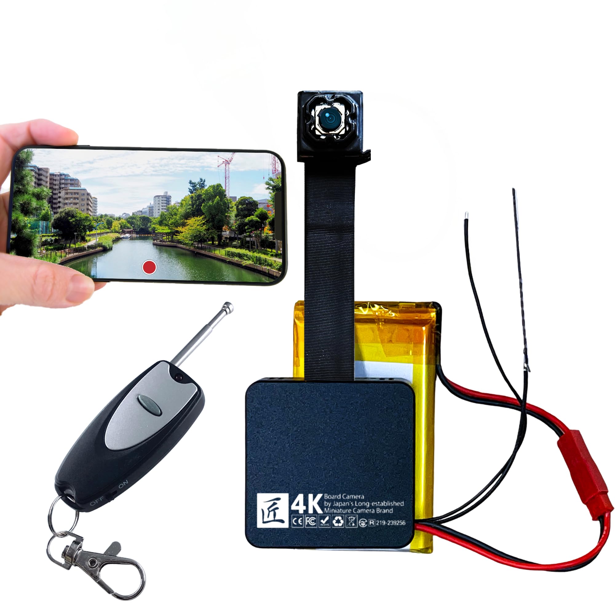 Amazon.co.jp: 匠ブランド WiFi 小型カメラ 4K 基板型 基板型4Kカメラ