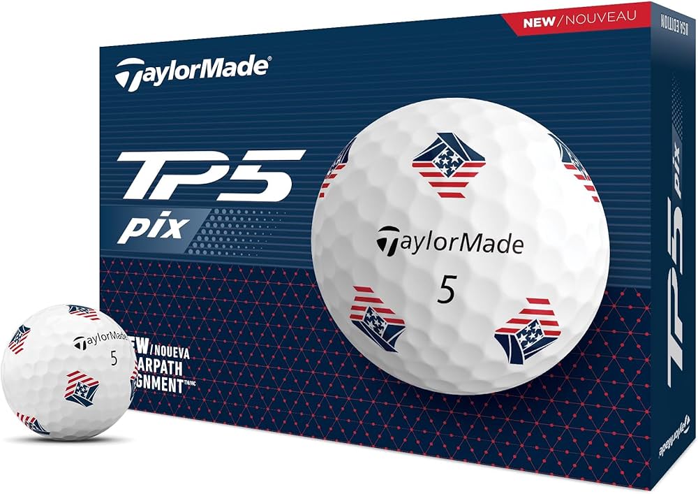 Amazon.co.jp: TaylorMade Golf 2024 TP5 PIX3.0 USA 1ダースボール