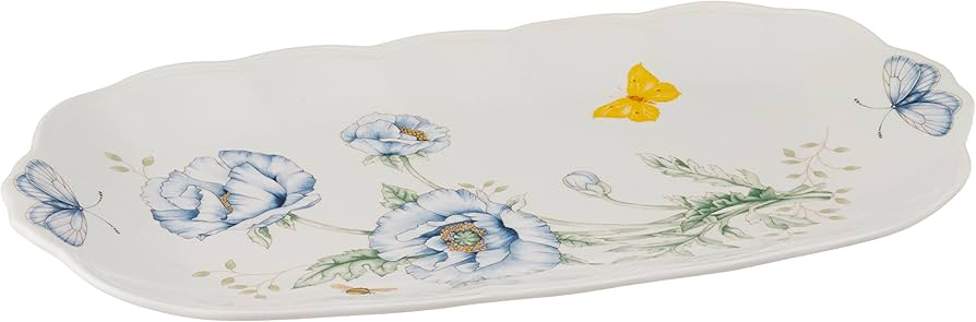 Amazon.com | Lenox Butterfly Meadow Oblong Sandwich Tray