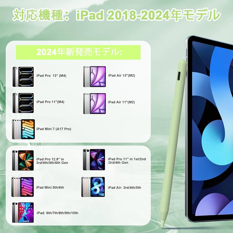 Amazon | Pencil 第2世代 iPad 2018-2024用 磁気ワイヤレス充電付き