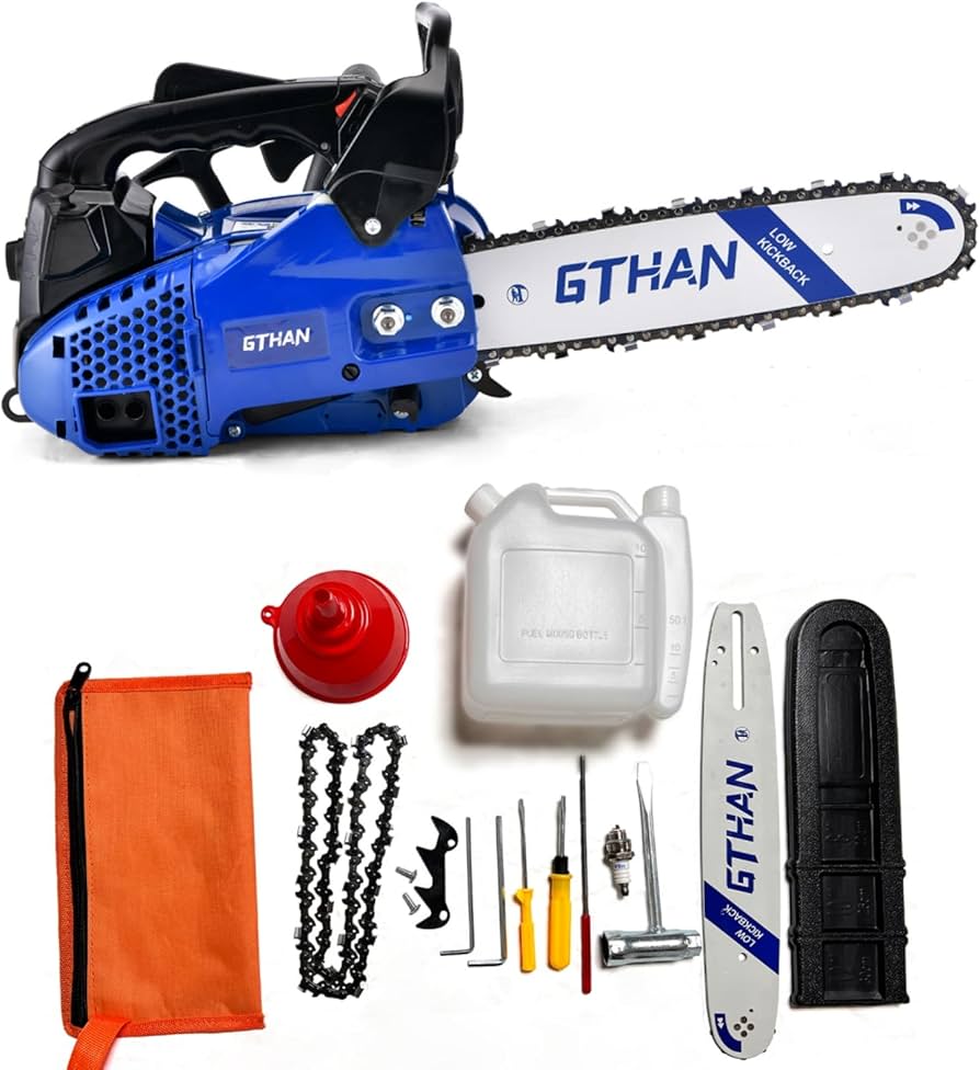 Amazon.com : GTHANTOOLS 25.4cc Top Handle Chainsaw 2-Cycle Gas
