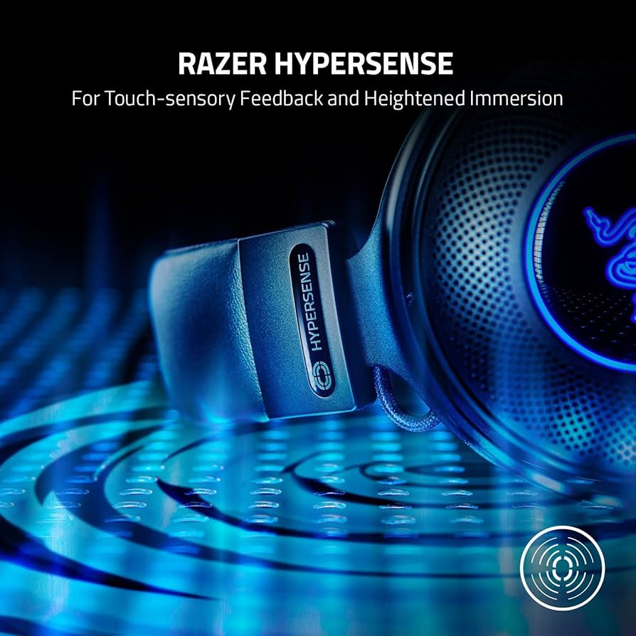 Amazon.com: Razer Kraken V3 HyperSense Wired USB Gaming Headset w