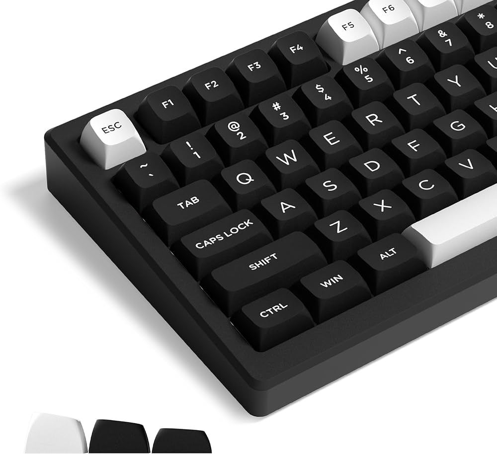 Amazon | 187キー キーキャップ XVX ダブルショット PBT キーキャップ