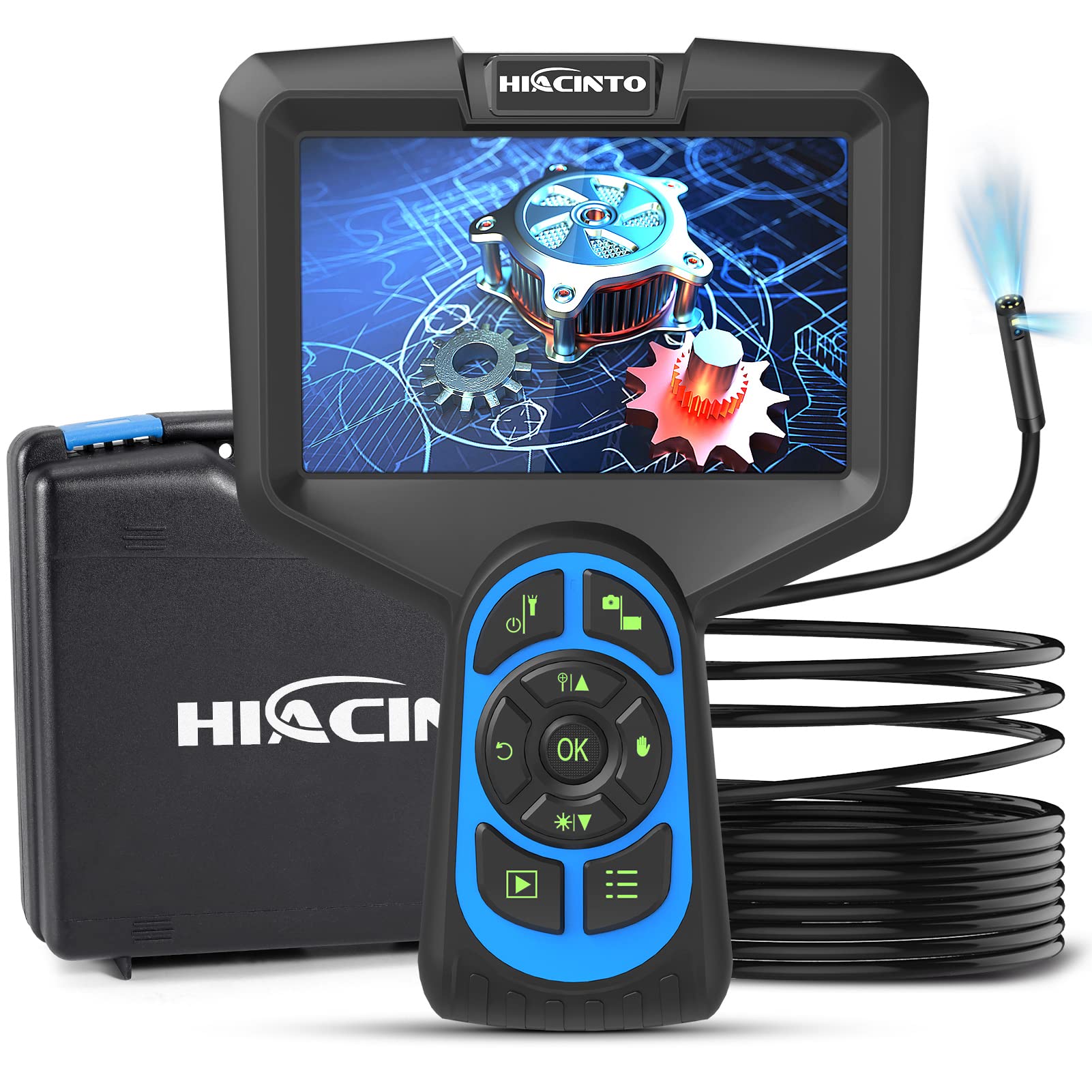 Amazon.co.jp: Hiacinto ファイバースコープ デジタル内視鏡 5mm 超薄