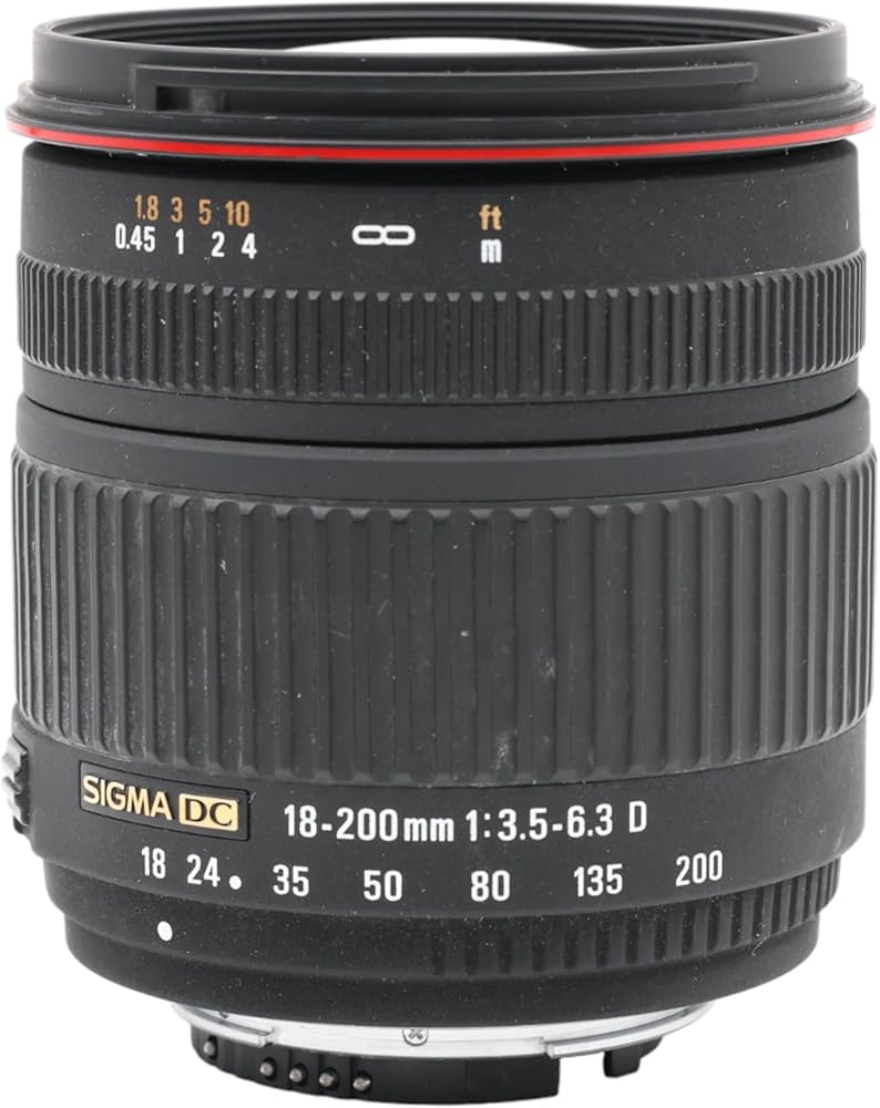 Amazon.com : Sigma 18-200mm f/3.5-6.3 DC Lens for Nikon Digital