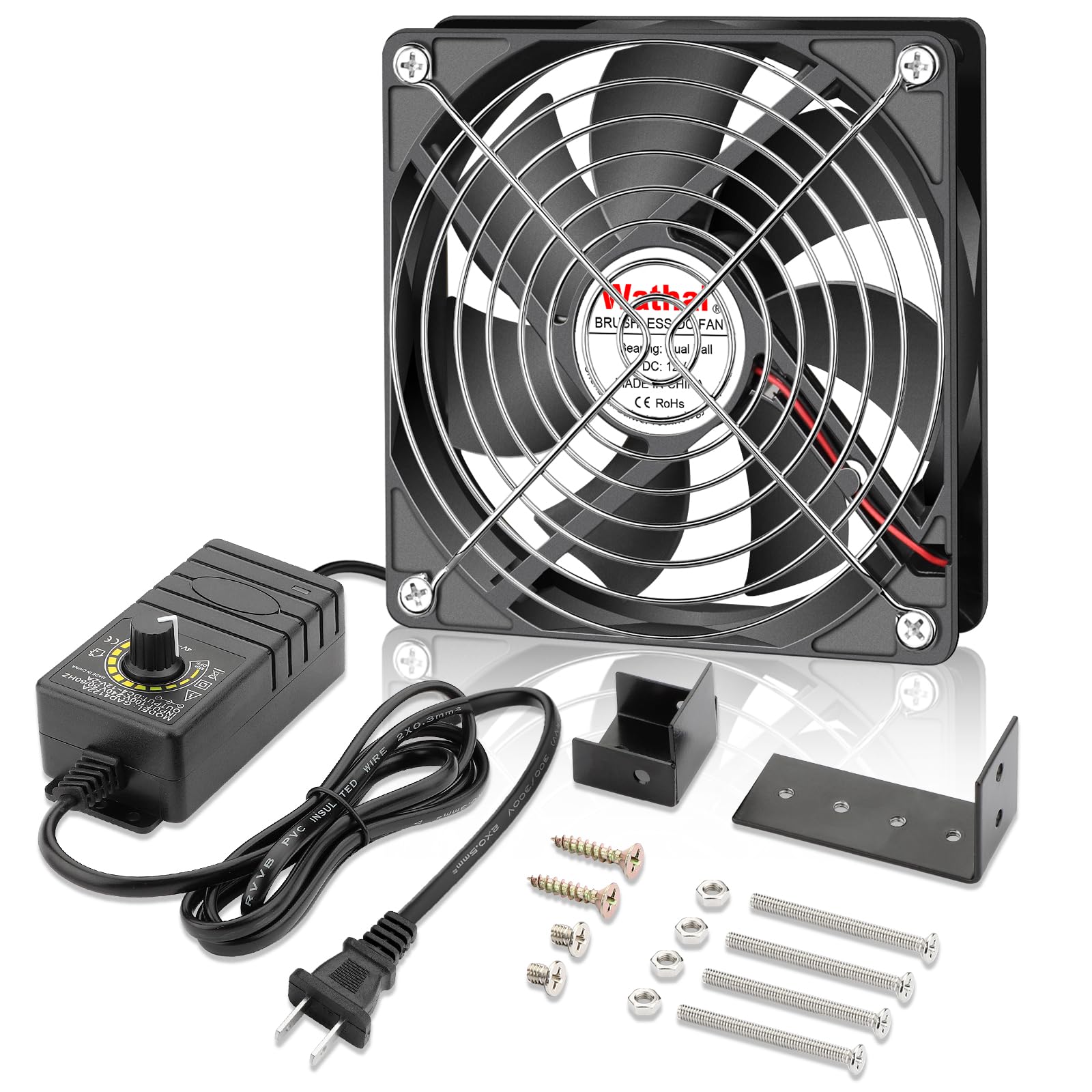 Amazon.com: Wathai 120mm x 25mm Small Box Muffin Fan Dual Ball