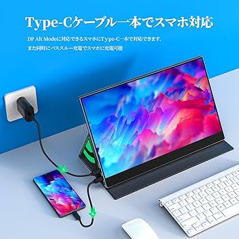 Amazon.co.jp: モバイルモニター モバイルディスプレイcocopar 15.6