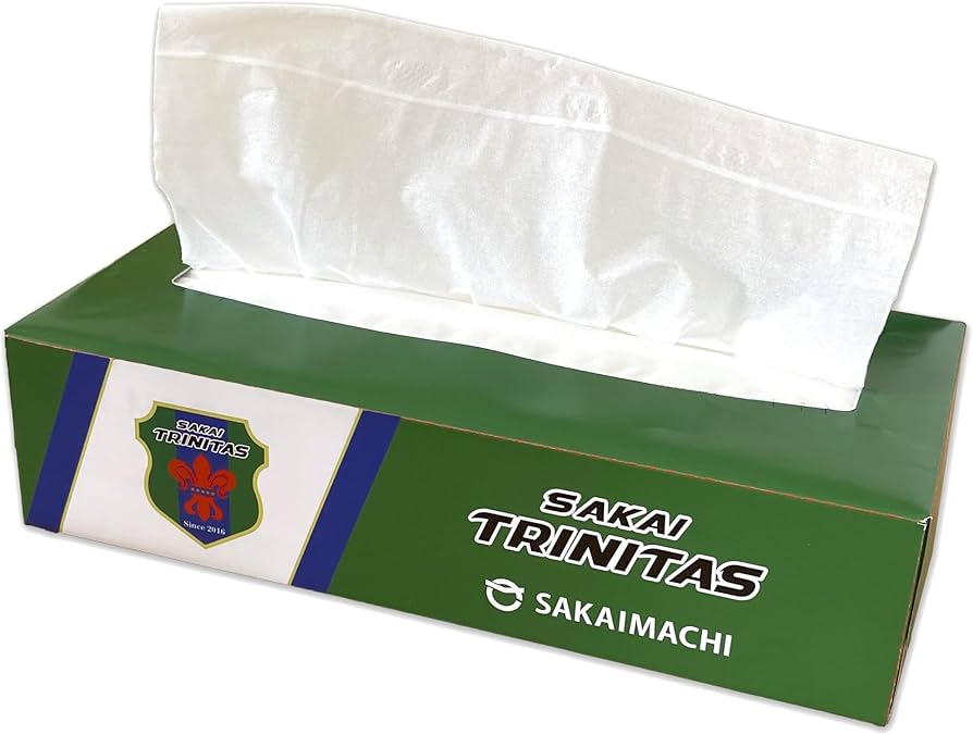 Amazon.co.jp: 境トリニタス応援ボックスティッシュ 400枚(200組)×60