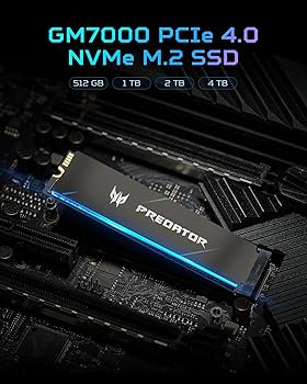Amazon.com: Predator M.2 SSD 2TB GM7000 with DRAM cache NVMe 1.4