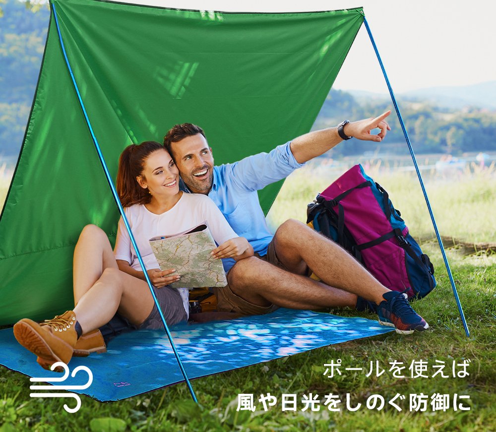 Amazon | Terra Hiker レジャーシート アウトドアキャンプタープ