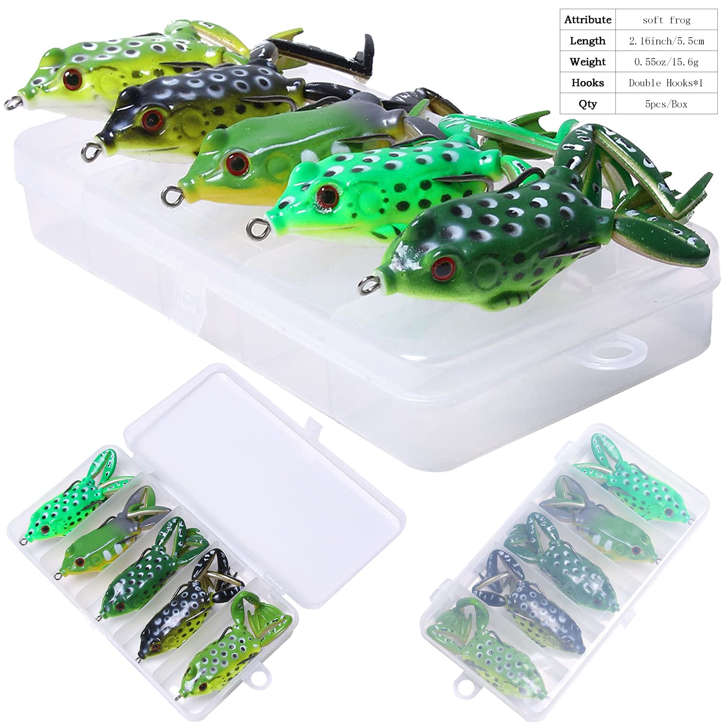 Amazon.co.jp: Topwater Frogルアー ソフトフロッグスイムベイト