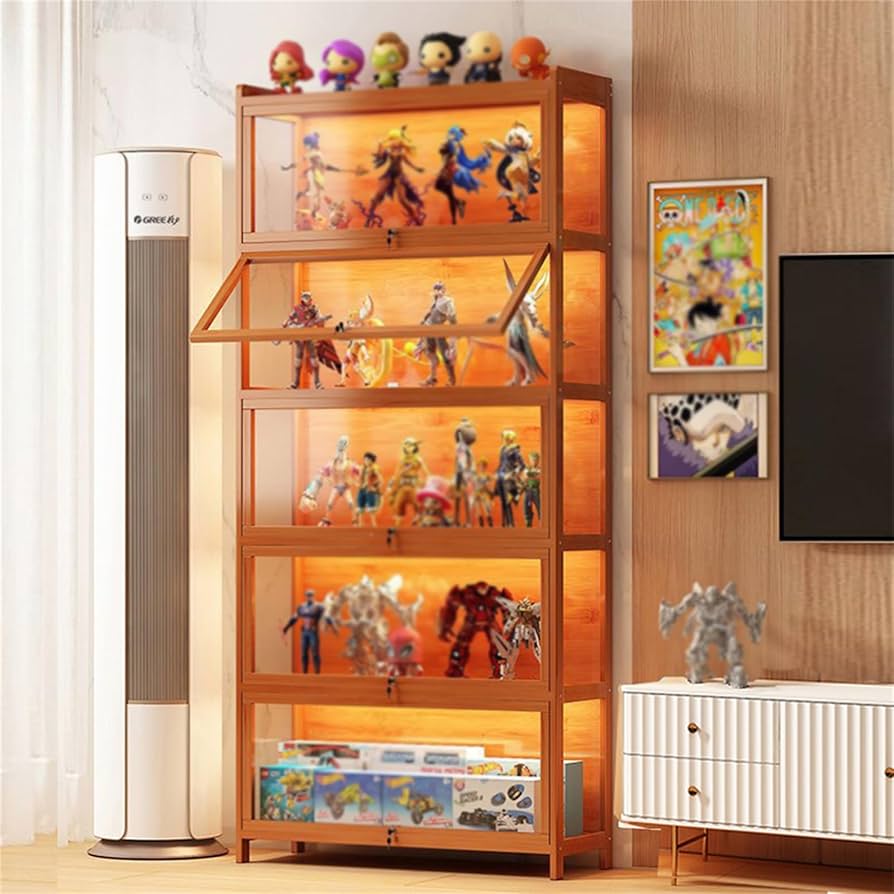 Amazon.co.jp: Pounjsd コレクションケース ガラスケース フィギュア