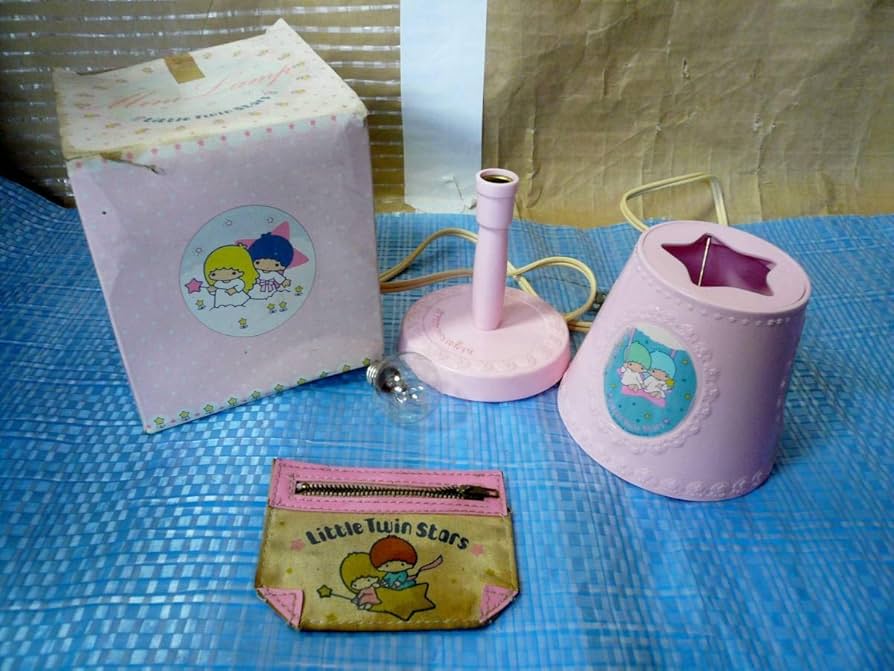 Amazon.co.jp: レトロ キキララ小物2種 1976初期 電気スタンド 布小銭